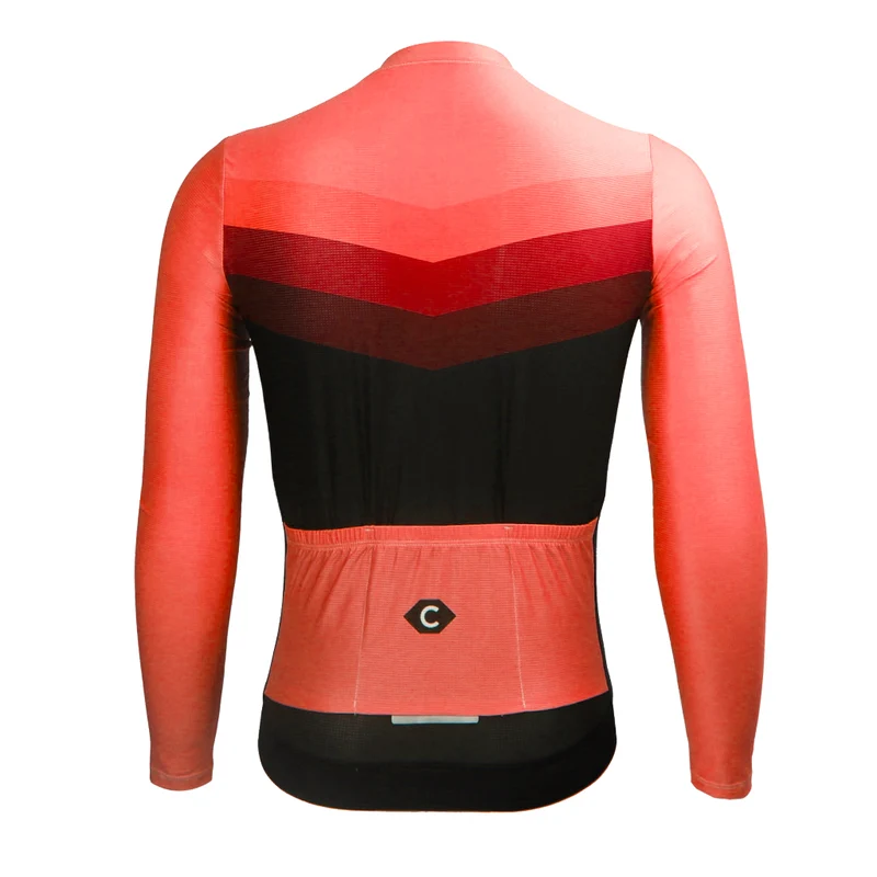 Maillot manches longues mi-saison rouge | Agility