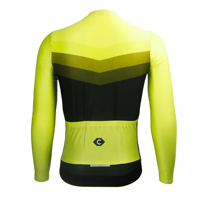Maillot manches longues mi-saison jaune | Agility