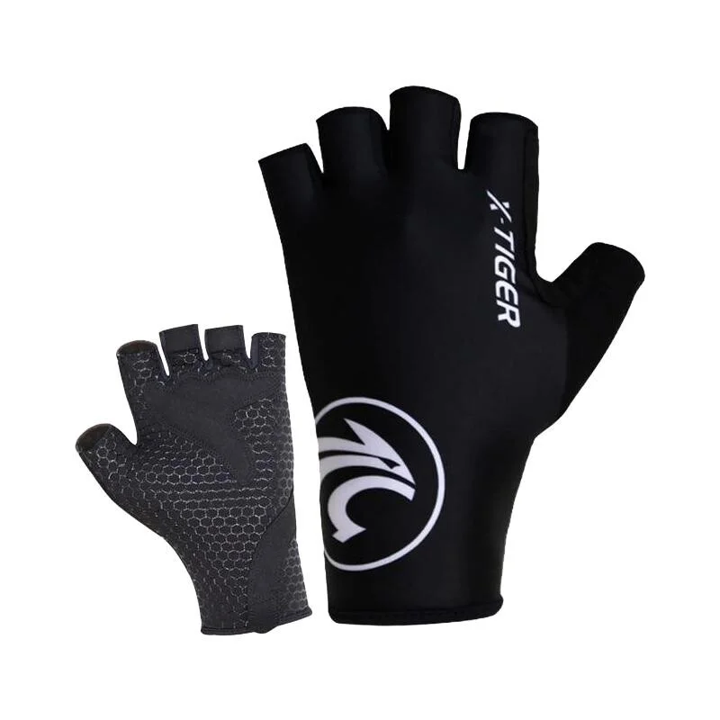 Mitaines Cycliste Noire - Flash+