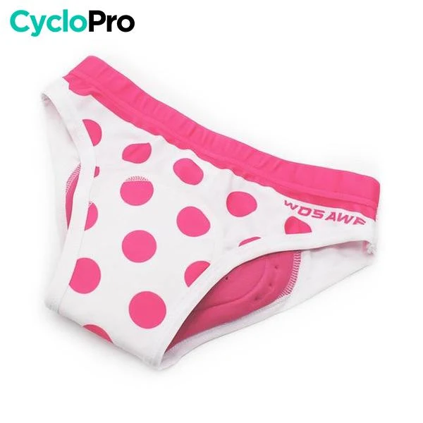 CULOTTE À POIDS ROSE VTT/CYCLISME ABSOR+ - FEMME