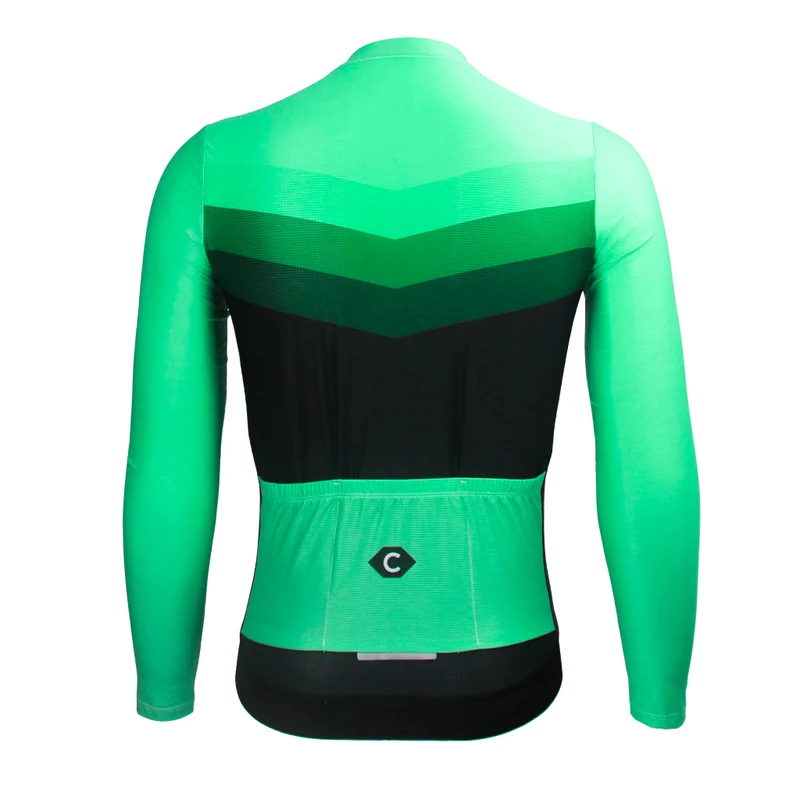 Maillot manches longues mi-saison vert | Agility