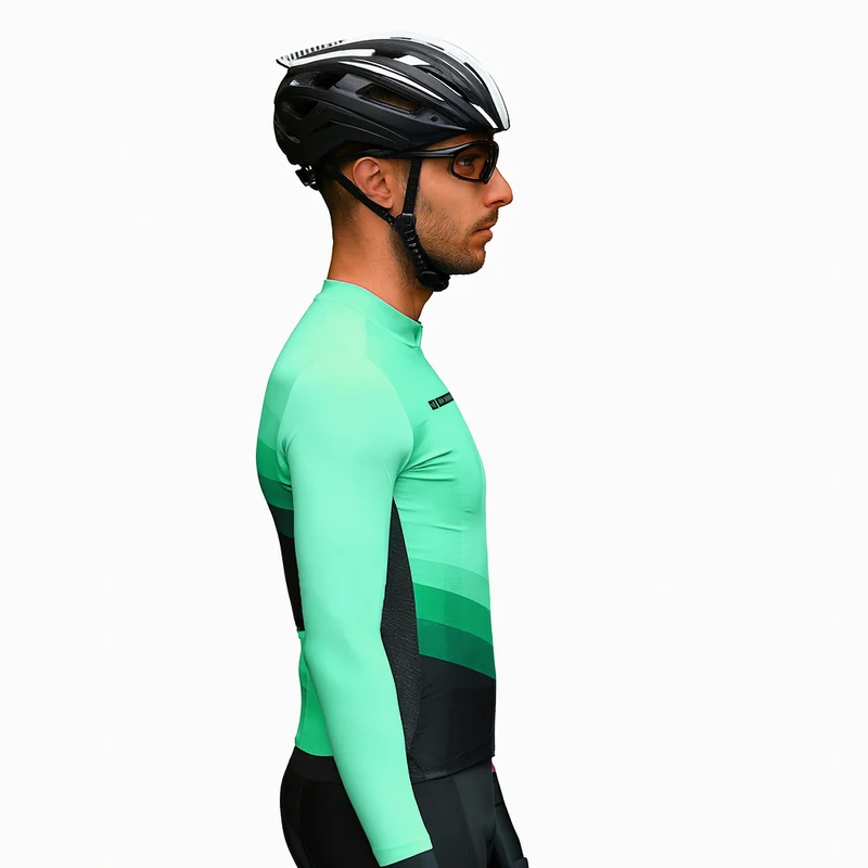 Maillot manches longues mi-saison vert | Agility