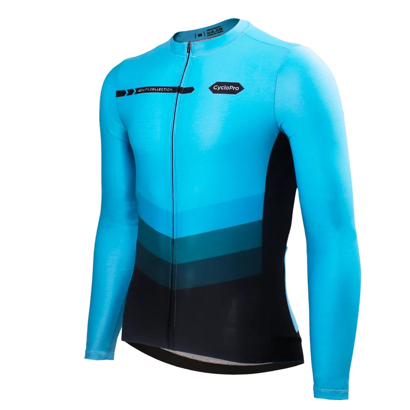 Maillot manches longues mi-saison bleu | Agility