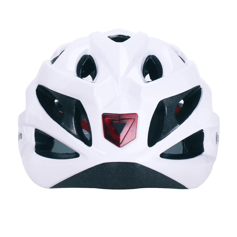 Casque vélo avec visière Blanc Pur - Adventure