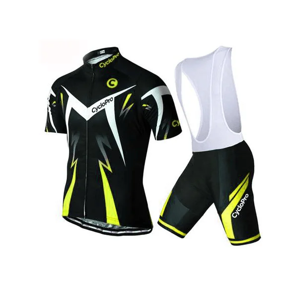 Tenue de Cycliste Route Jaune - Confort max