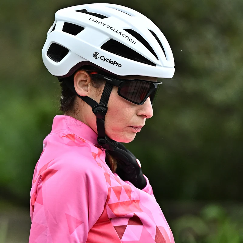 Casque Vélo De Route Blanc - Lighty