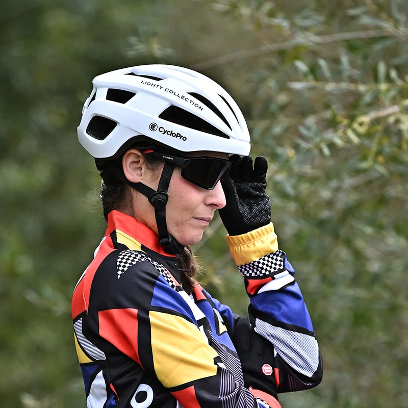 Casque Vélo De Route Blanc - Lighty