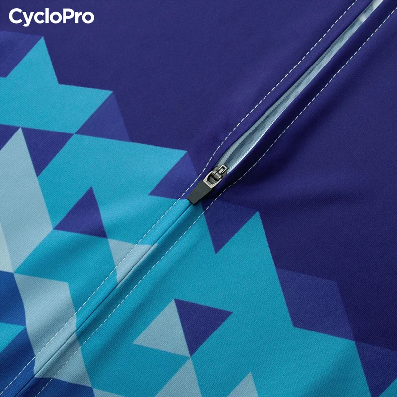 Maillot Cyclisme sans manches Bleu - Eski