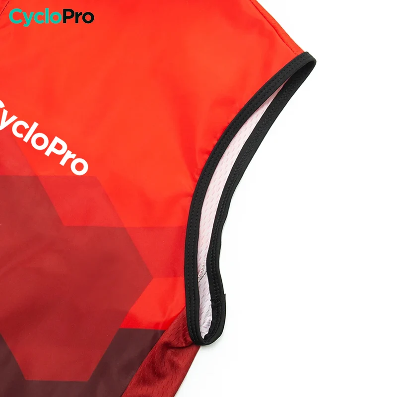 Maillot Cyclisme sans manches Rouge - EskI