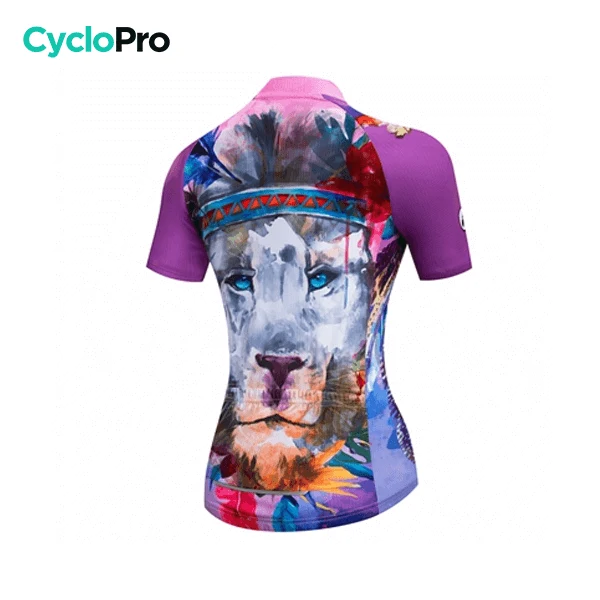MAILLOT MANCHE COURTE FEMME - QUIET LION - DESTOCKAGE