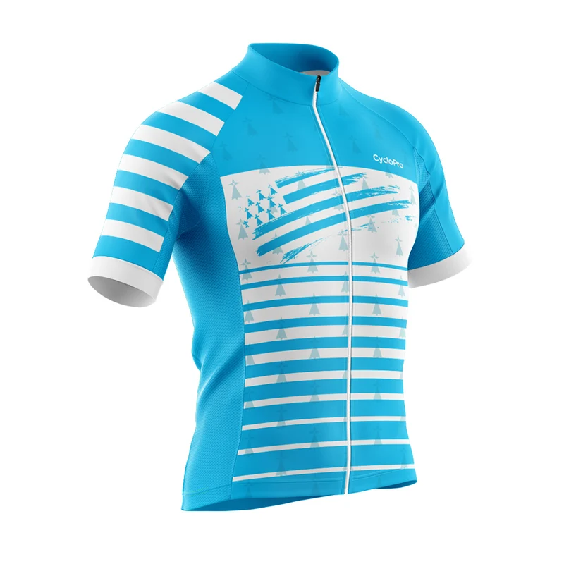 Tenue De Cyclisme Bleue Ciel - Bretagne