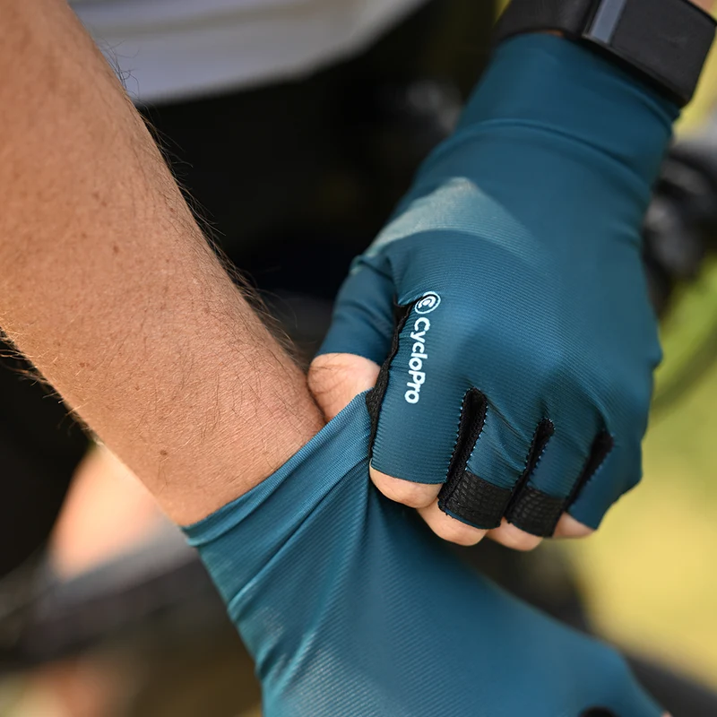 Mitaines Velo Bleues - Infinity