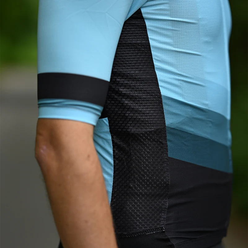 Tenue de cycliste bleu route et VTT - Agility
