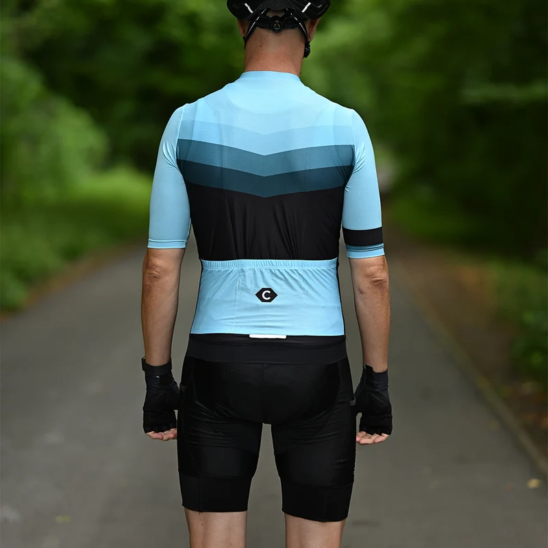 Tenue de cycliste bleu route et VTT - Agility