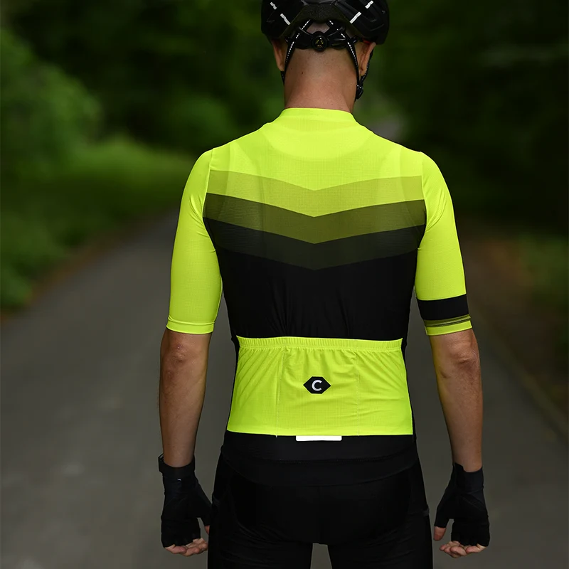 Tenue de cycliste jaune route et VTT - Agility