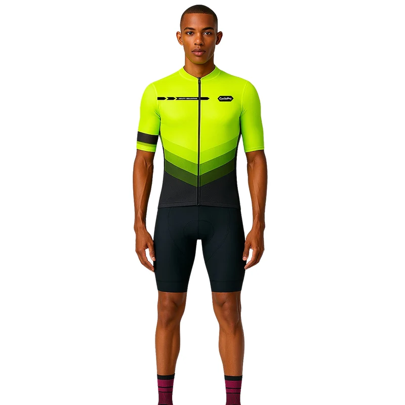 Tenue de cycliste jaune route et VTT - Agility