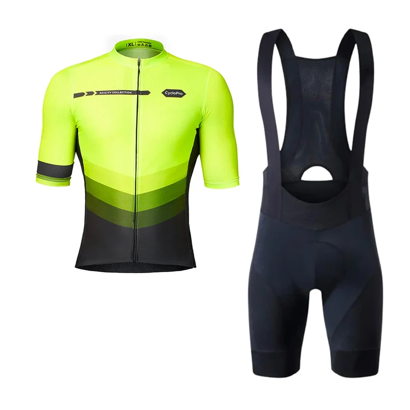 Tenue de cycliste jaune route et VTT - Agility