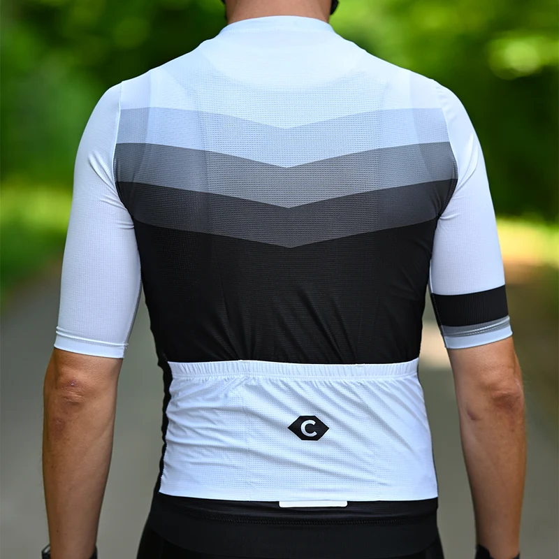 MAILLOT DE CYCLISME BLANC - AGILITY