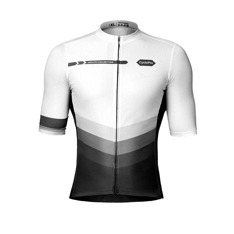 MAILLOT DE CYCLISME BLANC - AGILITY