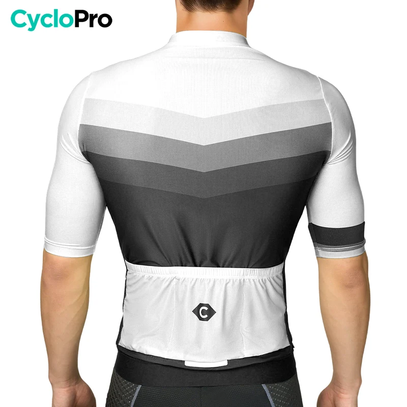 MAILLOT DE CYCLISME BLANC - AGILITY