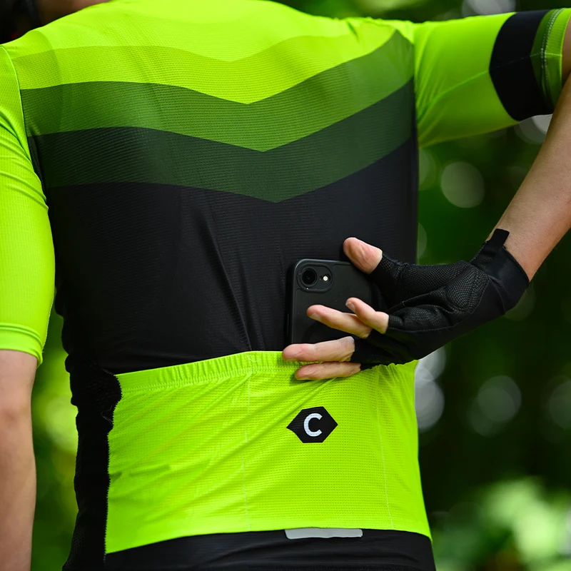 MAILLOT DE CYCLISME VERT - AGILITY
