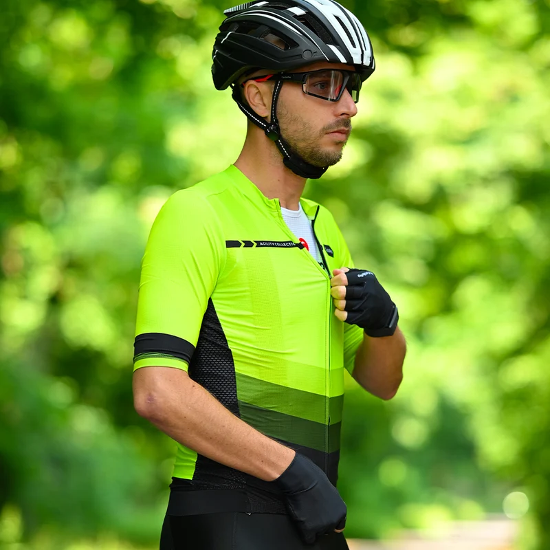 MAILLOT DE CYCLISME VERT - AGILITY