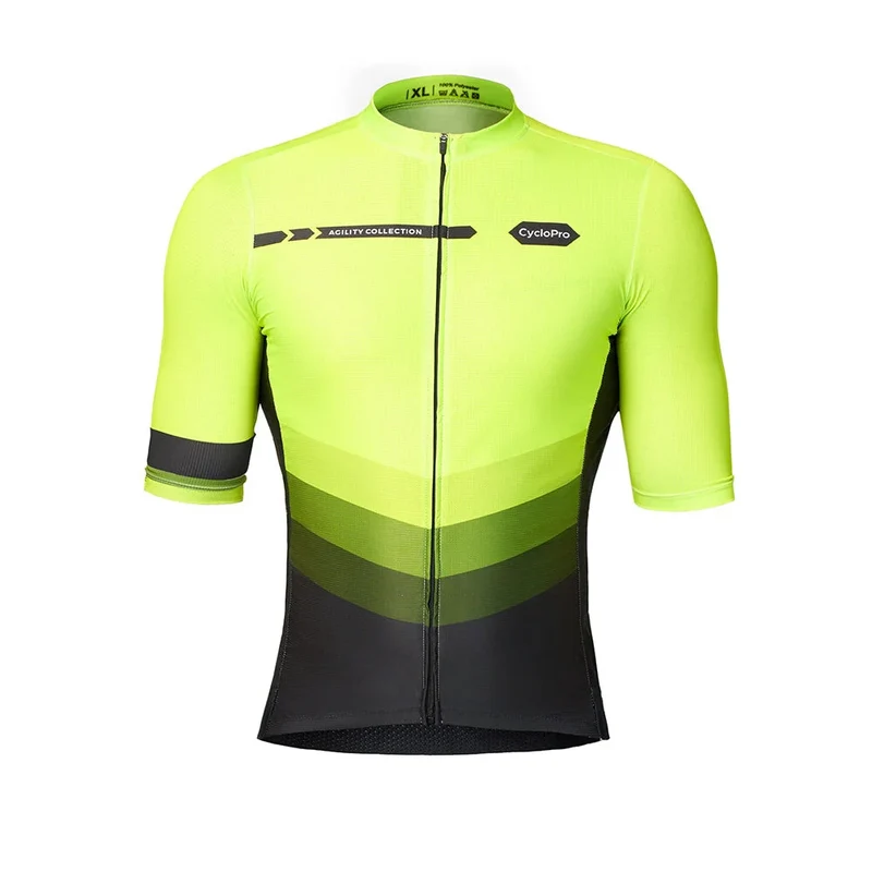 MAILLOT DE CYCLISME JAUNE - AGILITY