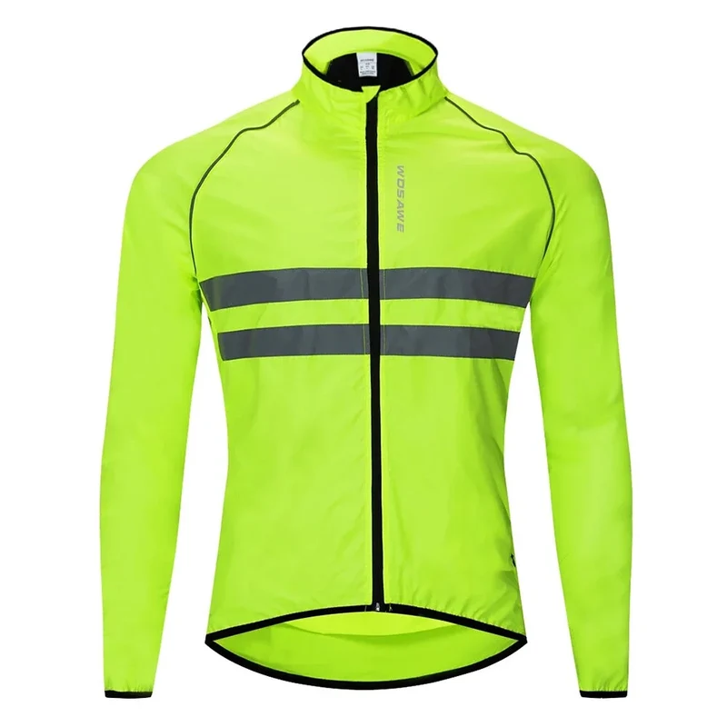VESTE COUPE-VENT FLUO CYCLISTE HOMME - LIGHTY