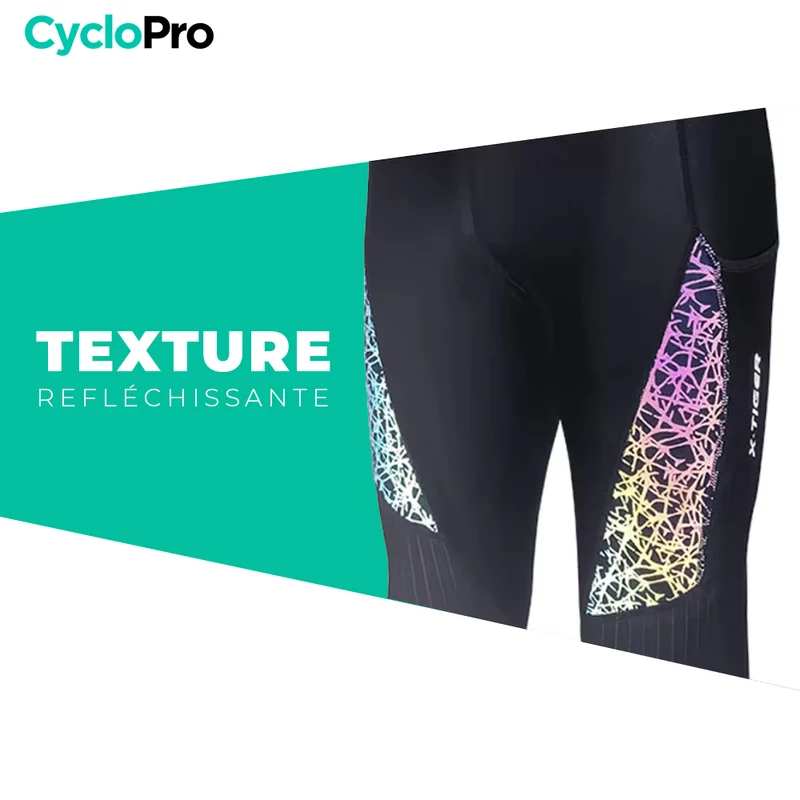 Collant de cycliste reflect+ - Homme