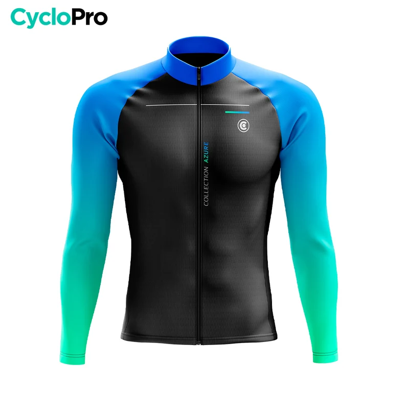 Tenue cycliste hiver - Collection Azure