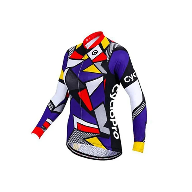 MAILLOT LONG DE CYCLISME MOSAIQUE - HIVER