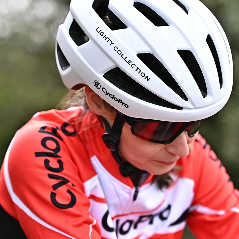 MAILLOT LONG DE CYCLISME ROUGE ET NOIRE - HIVER - CONFORT+