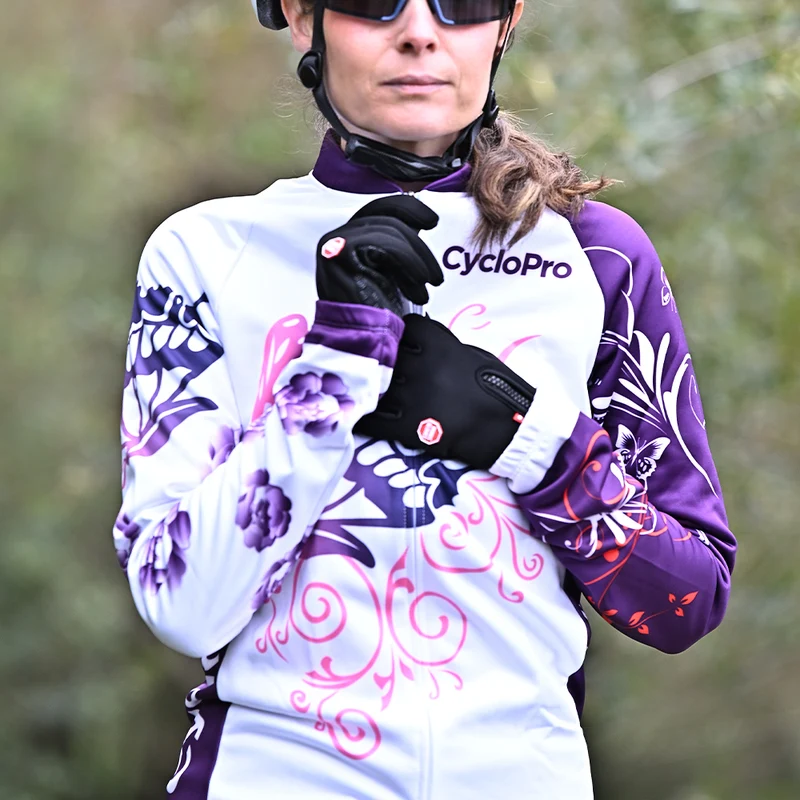 MAILLOT LONG DE CYCLISME BUTTERFLY - HIVER