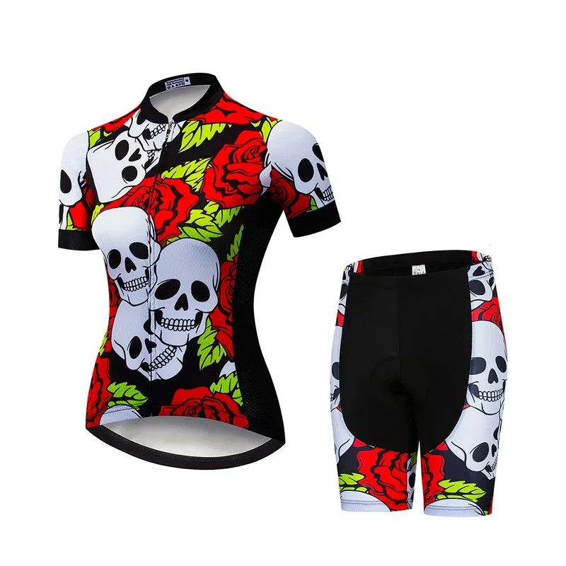 Tenue Vélo de Route Colorées - Skull+