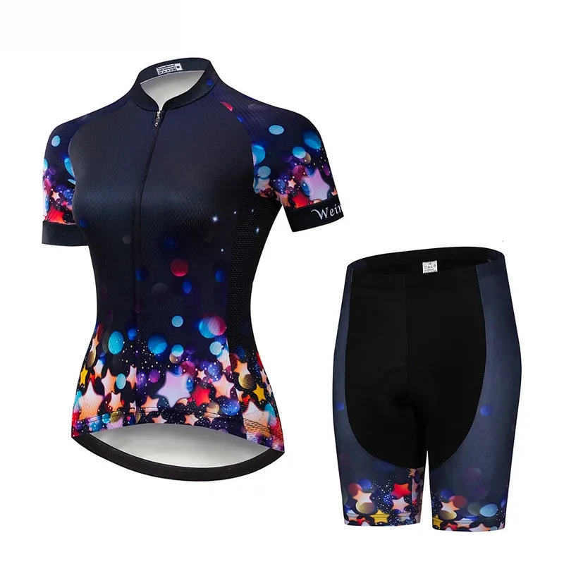 Tenue Vélo de Route Noire - Stars+