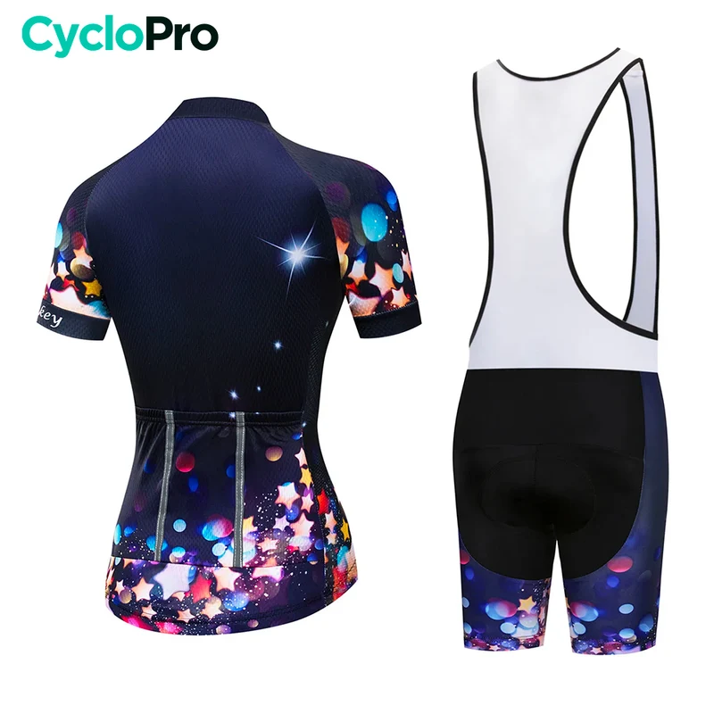 Tenue Vélo de Route Noire - Stars+