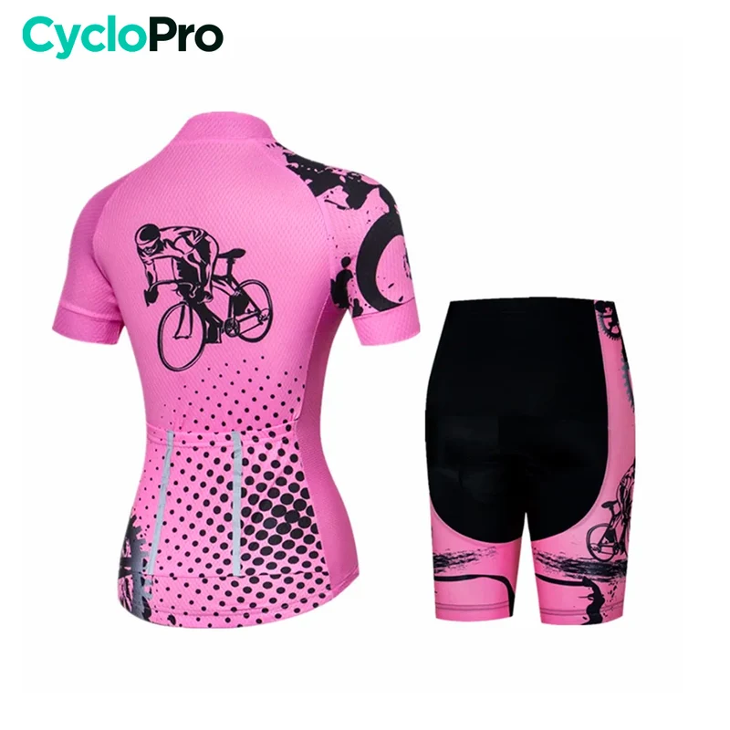 Tenue Vélo de Route Rose - Cycling