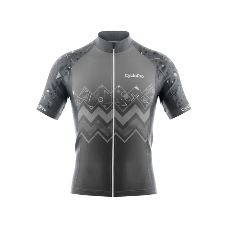 MAILLOT CYCLISME ROUTE GRIS - WAVE+