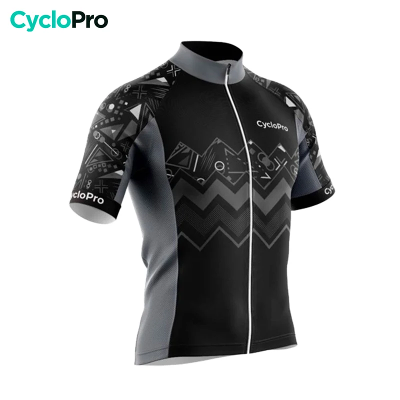MAILLOT CYCLISME ROUTE NOIR - WAVE+
