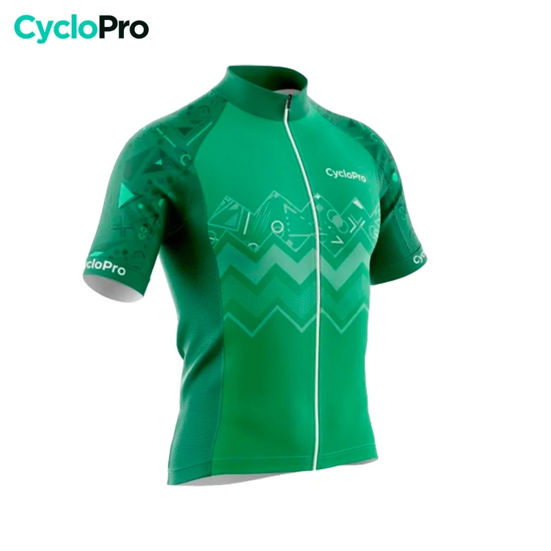 MAILLOT CYCLISME ROUTE VERT - WAVE+