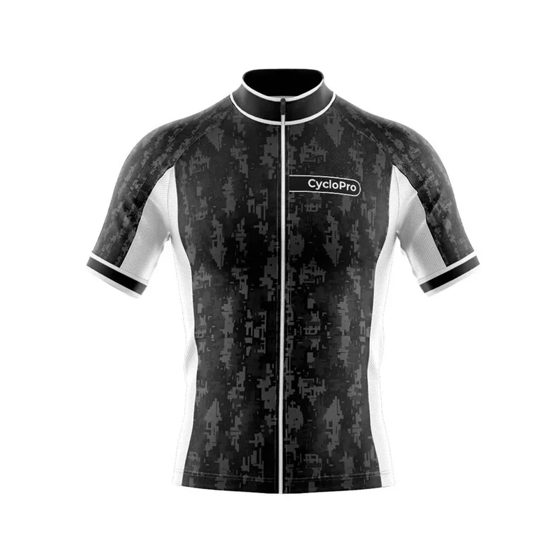 Maillot Cyclisme Route Gris - Pixel+