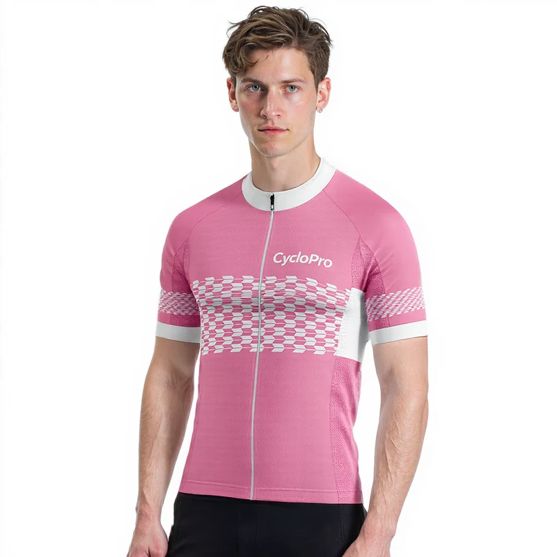 Maillot Cyclisme Route Rose - Excellence
