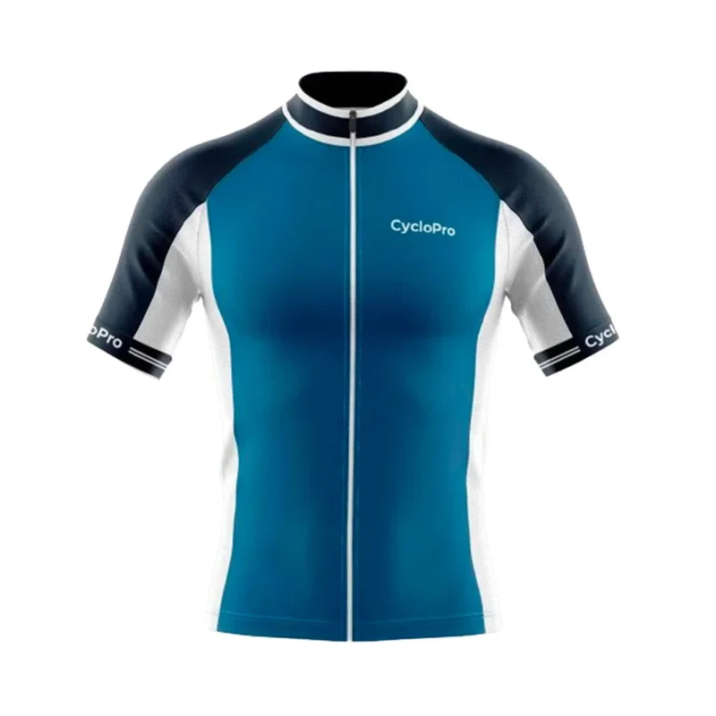 Maillot Cyclisme Route Bleu - Uni+