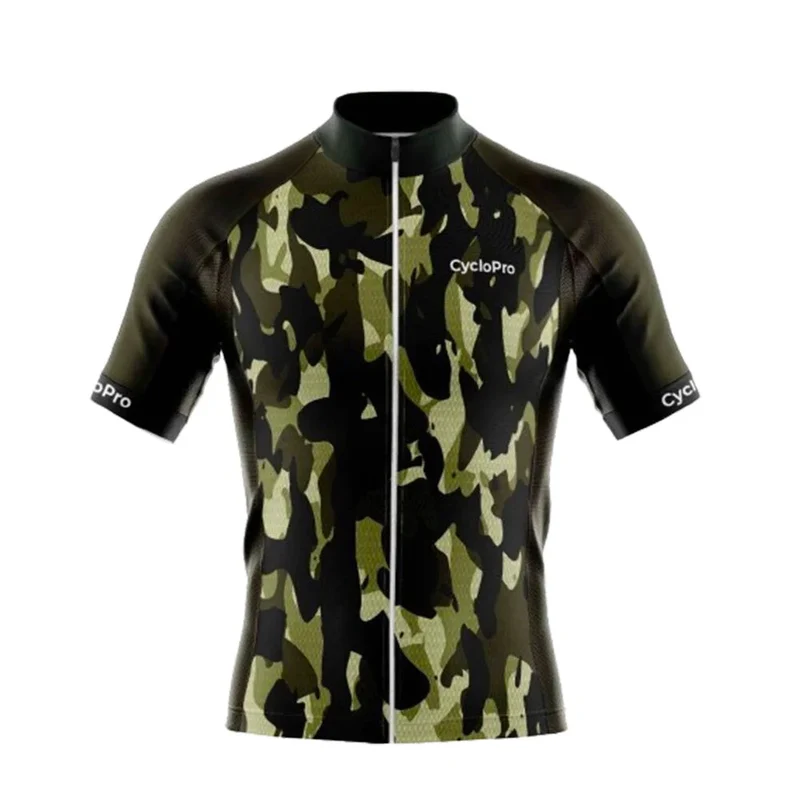 Maillot Cyclisme Route Vert - Militaro+
