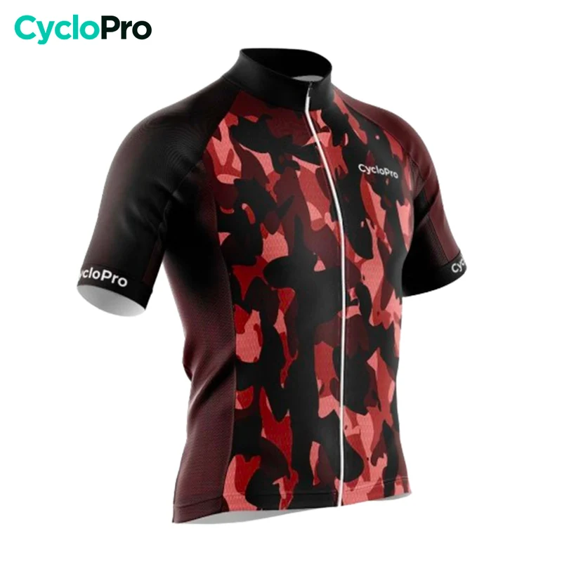 Maillot Cyclisme Route Rouge - Militaro+