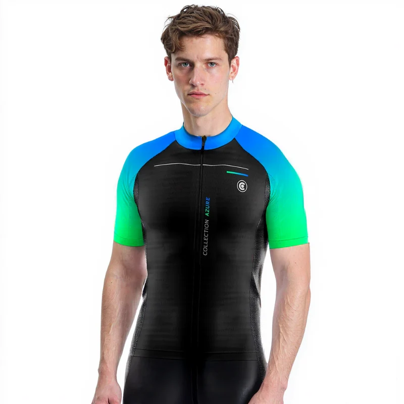 MAILLOT DE CYCLISME - AZURE