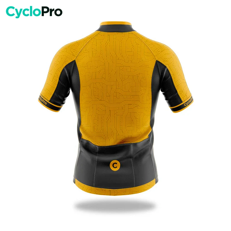 Maillot Cyclisme Route Jaune - Diamond+