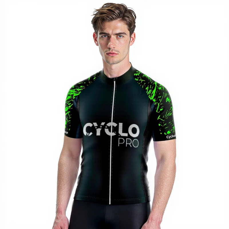 MAILLOT DE CYCLISME VERT - CYCLOPRO