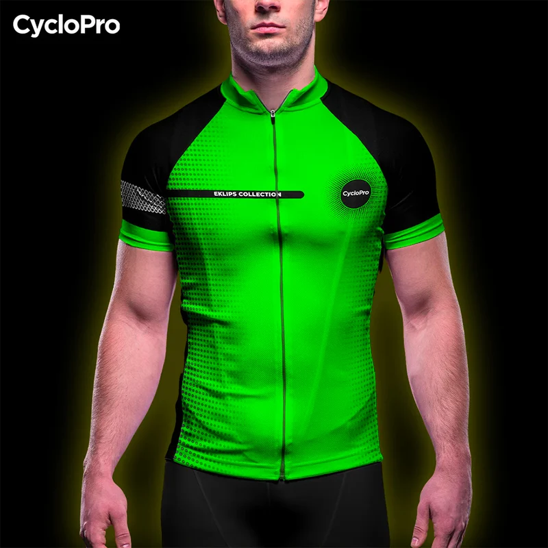 MAILLOT DE CYCLISME VERT - EKLIPS
