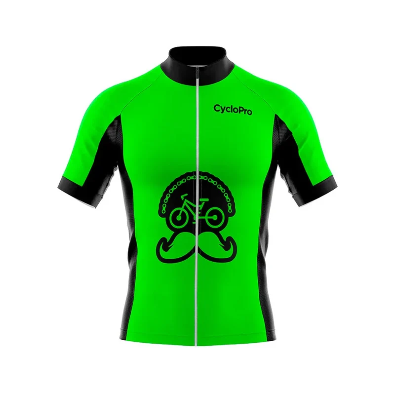 Maillot Cyclisme Route Vert - Fleur de l'age